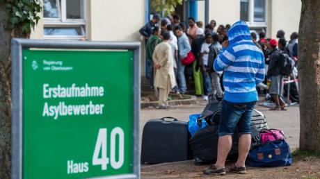 In der Bayernkaserne in München sind Flüchtlinge untergebracht.
