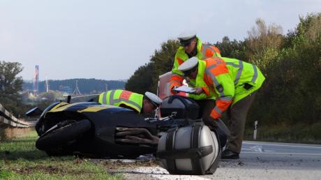 Ein schwerer Moorradunfall passierte am Mittwoch auf der A96 bei Bad Wörishofen.