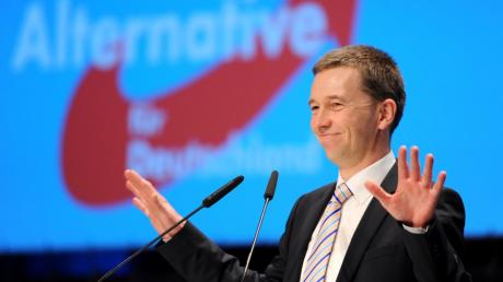 Ab Dezember könnte der bisherige Co-Voristzende der Alternative für Detuschland, Bernd Lucke, alleiniger Chef der Partei werden.