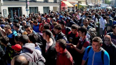 Flüchtlinge in München: Im September kamen mehr als 170.000 Migranten an.