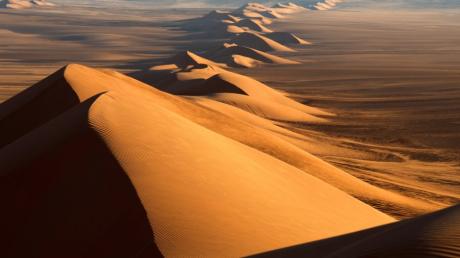 Diese Dünenkette im Tschad ist eine der faszinierenden Aufnahmen, die Michael Martin bei seiner Multivisionsshow in Oettingen zeigt.