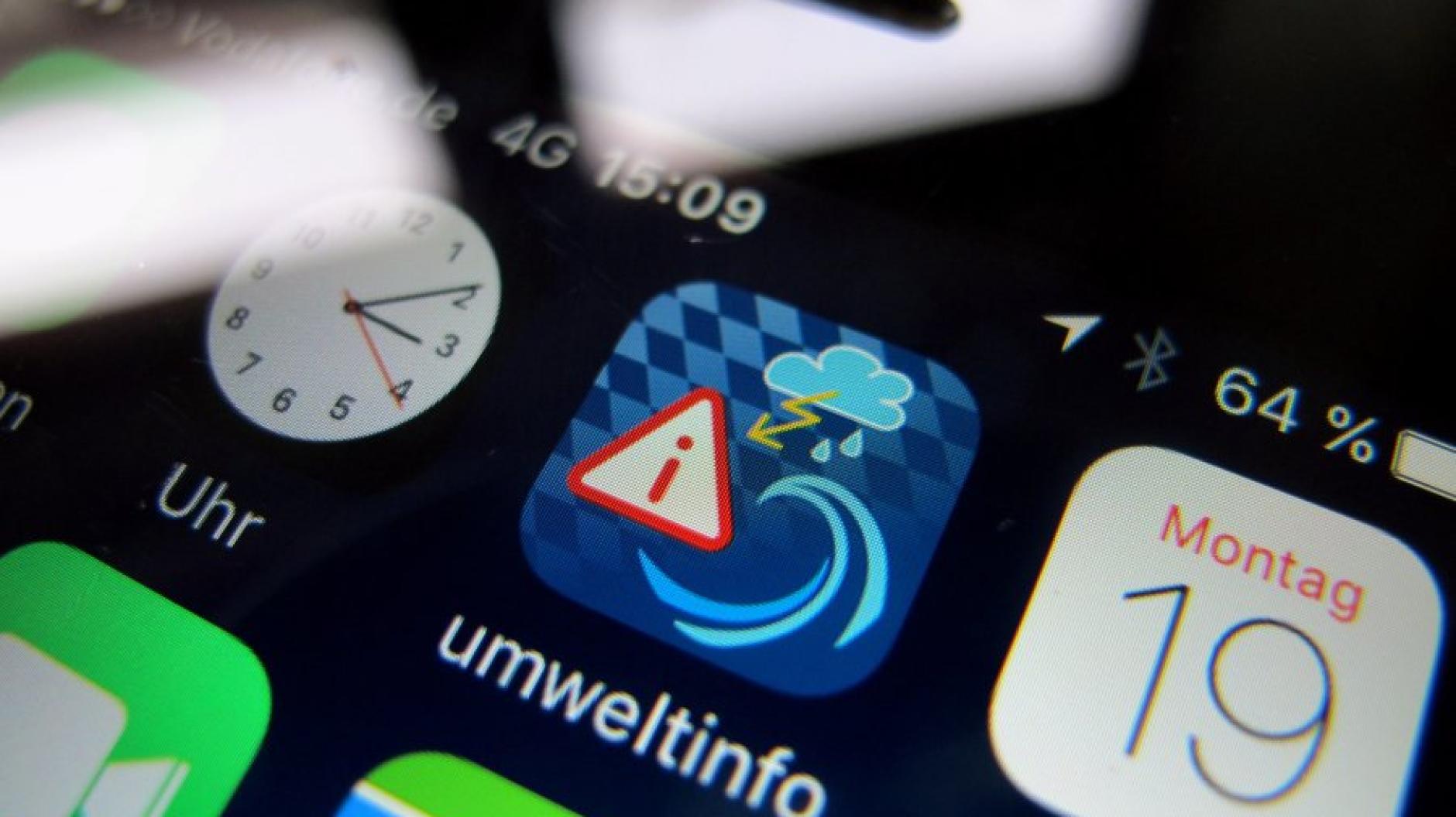 Unwetter App Umweltinfo Neue Handy App Soll Vor Unwettern In Bayern