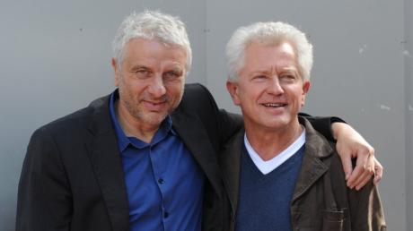 Udo Wachtveitl (als Kommissar Leitmayr, l) und Miroslav Nemec (als Kommissar Batic) sind das Münchner "Tatort"-Team. Nemec hat nun seinen ersten Kriminalroman verfasst. 
