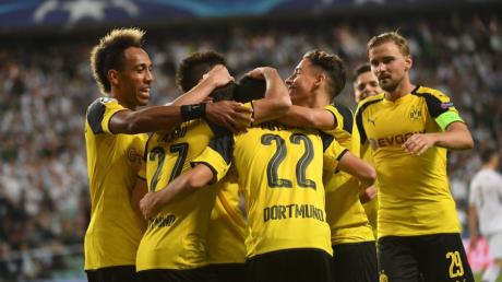 Borussia Dortmund spielte sich im ersten Aufeinandertreffen mit Warschau in einen Rausch: Das Spiel endete 6:0.