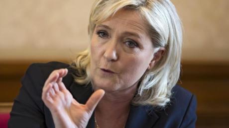 Front-National-Chefin Marine Le Pen tritt bei der Wahl in Frankreich an.