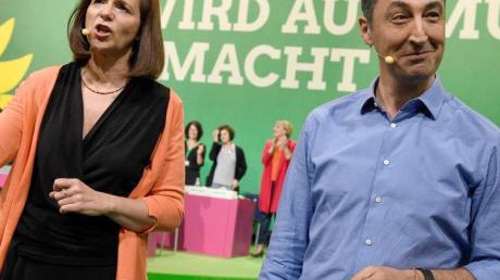 Katrin Göring-Eckardt und Cem Özdemir führen die Grünen in den Wahlkampf.