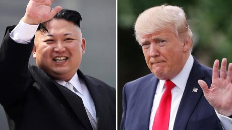 Haben sich in den letzten Tagen ineinander verbissen: US-Präsident Donald Trump und der nordkoreanische Diktator Kim Jong Un überbieten sich gegenseitig mit Drohungen.