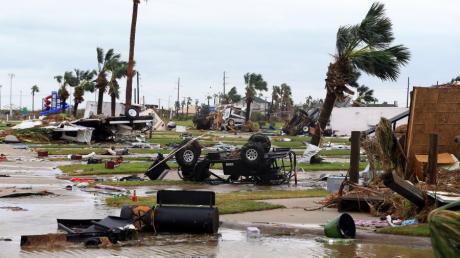 Hurrikan "Harvey" hat im US-Bundesstaat Texas schwere Schäden verursacht.