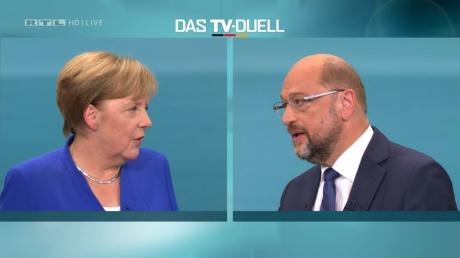 Das Duell Angela Merkel gegen Martin Schulz war geprägt von vielen Übereinstimmungen der beiden Kontrahenten.