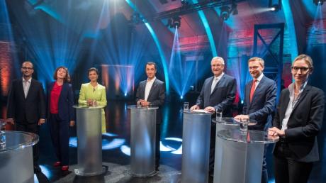 Nach dem TV-Duell zwischen Angela Merkel und Martin Schulz diskutierten die kleinen Parteien beim "Fünfkampf" in der ARD.