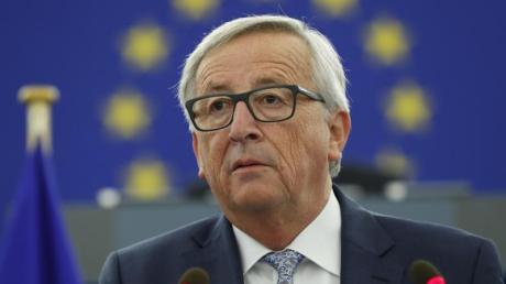Kommissionspräsident Jean-Claude Juncker im Europaparlament in Straßburg.