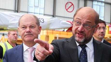 SPD-Chef Martin Schulz und der SPD-Vize Olaf Scholz haben unterschiedliche Vorstellungen zur Zukunft der SPD.