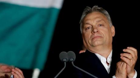 Die Parlamentswahl entschied Ungarns rechtsnationaler Ministerpräsident Orban erneut für sich. Darko Vojinovic/AP