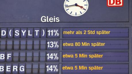 Verspätungen sind bei der Deutschen Bahn keine Seltenheit.