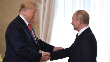 Donald Trump und Wladimir Putin loben den "produktiven Dialog" bei ihrem Treffen.