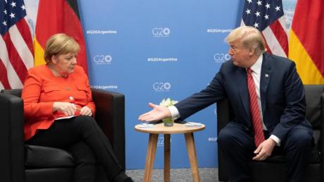 Mühsame Suche nach Gemeinsamkeiten: Bundeskanzlerin Angela Merkel und US-Präsident Donald Trump beim G20-Gipfel.