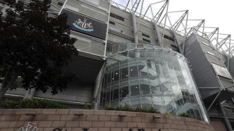 Blick auf das Stadion von Newcastle United, den St. James Park.