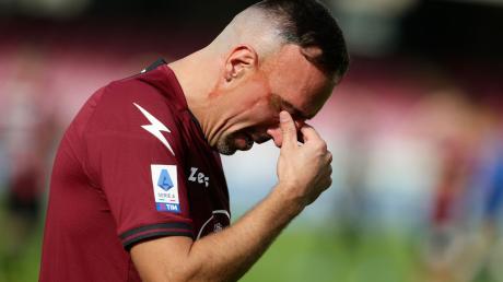 Franck Ribéry vergoss bei seinem Abschied Tränen.