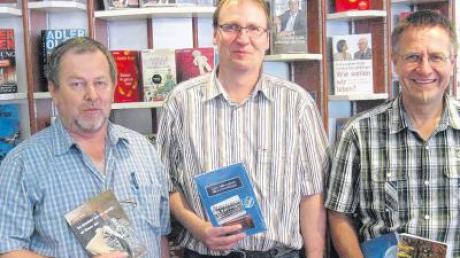Die „3sten Lehrer“, von links Erich Rueß, Uli Niedermair und Manfred Kraus treten im Krumbad auf. 