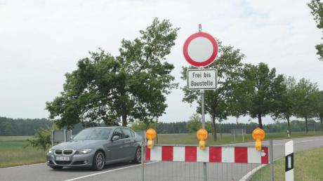 Unmut wegen der Verbotsschilder: Für viele Autofahrer war in den vergangenen Wochen nicht klar, wo konkret die Baustelle in Thannhausen beginnt und wie weit sie ins Stadtzentrum fahren können. 