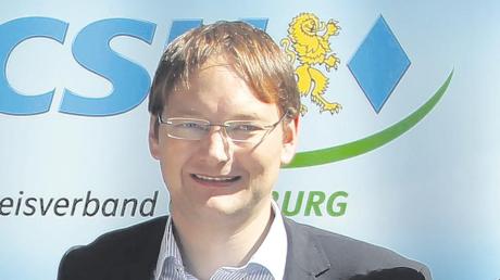 Der 31-jährige Hans Reichhart soll JU-Landeschef werden.