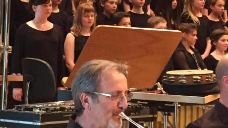 Zusammen mit anderen Chorklassen, die am Projekt Klasse.im.puls teilnehmen, unterstützten die Thannhauser Sänger die Nürnberger Symphoniker. 