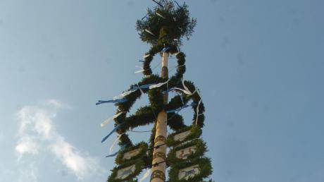 So sah der Maibaum 2006 in Waldstetten aus.