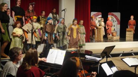 Das biblische Singspiel um den Hirtenjungen David bezauberte das Publikum in Ursberg. 	