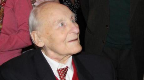 Georg Freiherr von Freyberg-Eisenberg ist tot. Das Foto zeigt ihn an seinem 90. Geburtstag.
