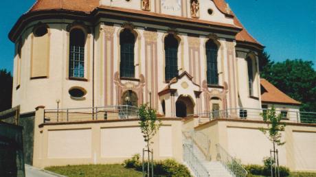 Die Pfarr- und Wallfahrtskirche Heilig Kreuz Mindelzell.