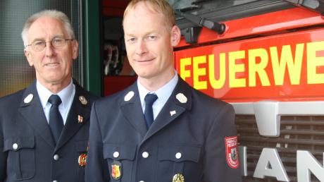 Andreas Schwarz ist seit zwei Jahren Kommandant bei der Freiwilligen Feuerwehr Neuburg. Er beerbte seinen Vater Rudolf, der zuvor 30 Jahr Kommandant war. 