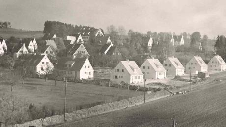 Die Krumbacher Baugenossenschaft setzte 1949/50 in der Lexenrieder Siedlung wichtige Akzente. 