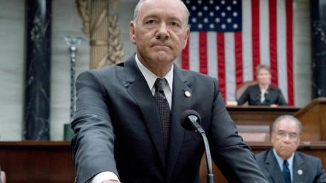 Kevin Spacey als US-Präsident Underwood in "House of Cards". Wie geht es mit der Serie nun weiter?