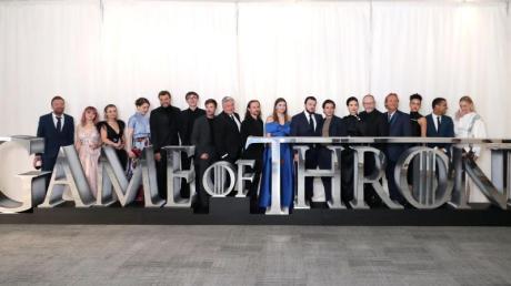 Die Schauspieler und Crewmitglieder von «Game of Thrones» in der achten Staffel.