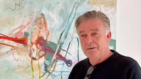 Der Künstler Georg Kleber präsentiert „Neues!“ im Kunstraum am Pfarrhof in Leitershofen.  	