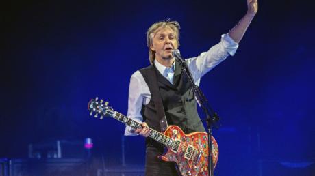 Paul McCartney beim Glastonbury Festival 2022.