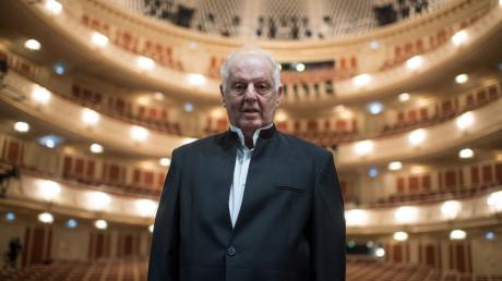 Daniel Barenboim im Saal der Staatsoper in Berlin. Der Dirigent und Pianist tritt als Generalmusikdirektor zurück.