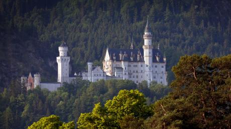 Das weltberühmte Schloss Neuschwanstein in Schwangau.