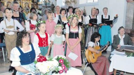Viele Besucher kamen wieder zum Mariensingen in der Pfarrkirche in Penzing.