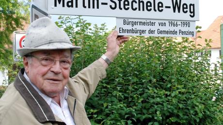 Der Penzinger Altbürgermeister Martin Stechele ist im Alter von 86 Jahren gestorben. 