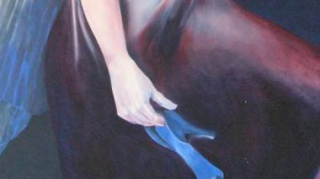 „Der blaue Schuh“ spielt auf diesem Bild eine zentrale Rolle – Klees Figuren sprechen an und befremden zugleich.