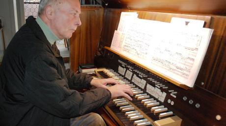 Harald Berktold ist seit 50 Jahren Organist in der Schwiftinger Pfarrei St. Pankratius.
