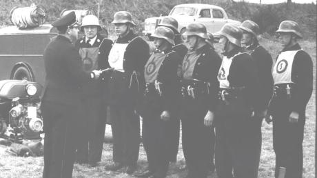 Die Eresinger Feuerwehr war die erste im Landkreis, bei der (am 4. November 1961) eine Leistungsprüfung abgehalten wurde...