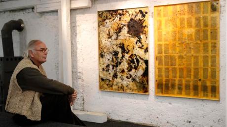 Ausstellung zum 70. Geburtstag von Eric Gand mit seinen neusten Werken „Feuer und Dichtung“ und „Zeit“ im Kunstraum Schwifting. 