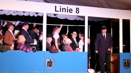 Auch die Linie 8 war beim Dorffest des Musikvereins Pflugdorf-Stadl wieder einmal unterwegs. 
