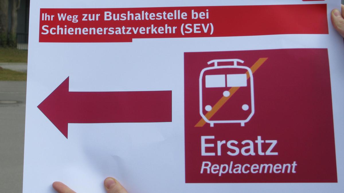 #Illertissen/Altenstadt: Zugstrecke wegen defekter Weiche gesperrt: Schienenersatzverkehr eingerichtet