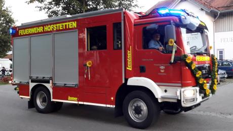 Das neue HLF 10 der Feuerwehr Hofstetten.