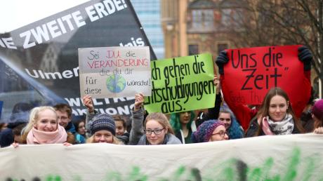 In zahlreichen Städten wurde bereits am vergangenen Freitag für einen besseren Klimaschutz demonstriert. Unser Bild wurde in Ulm aufgenommen.