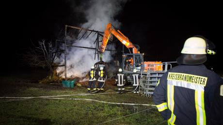 Eine Serie von Stadelbränden hielt Feuerwehr, Polizei und Landwirte Ende 2019, Anfang 2020 im Landkreis Landsberg auf Trab.