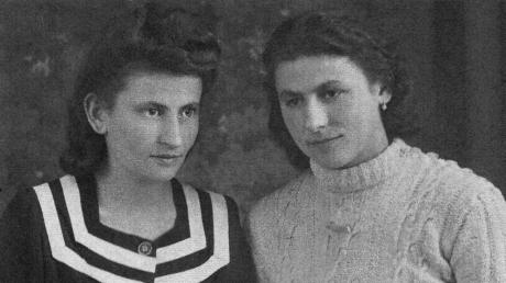 Hildegard Grötzner (verheiratete Haftner, rechts zusammen mit ihrer Schwester Maria) erzählt in einer neuen Veröffentlichung des Widnacher Archivs von der Vertreibung aus dem Sudetenland. 